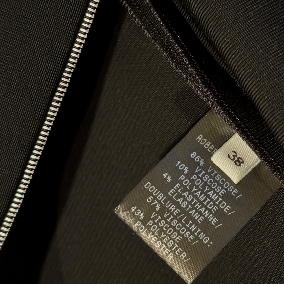 Mugler Runway Black Chain Link Cut-Out Sheet Dress - Picture 16 of 16